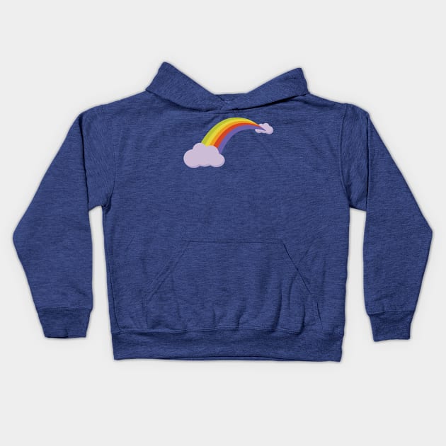 Retro Rainbow Kids Hoodie by Heyday Threads